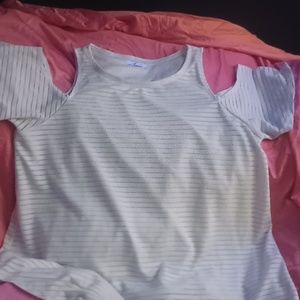 Maurices white shirt size large